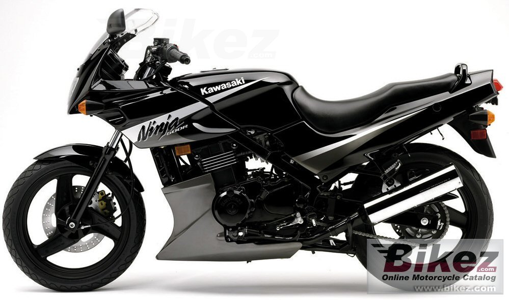 Big Kawasaki ninja 500 r picture and wallpaper from Bikez.com